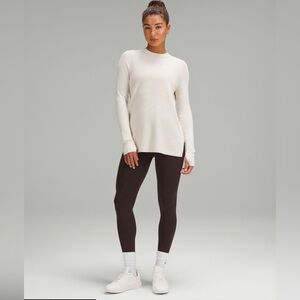 NWT Lululemon Take It All In Cotton-Blend Sweater White Opal Size Large
